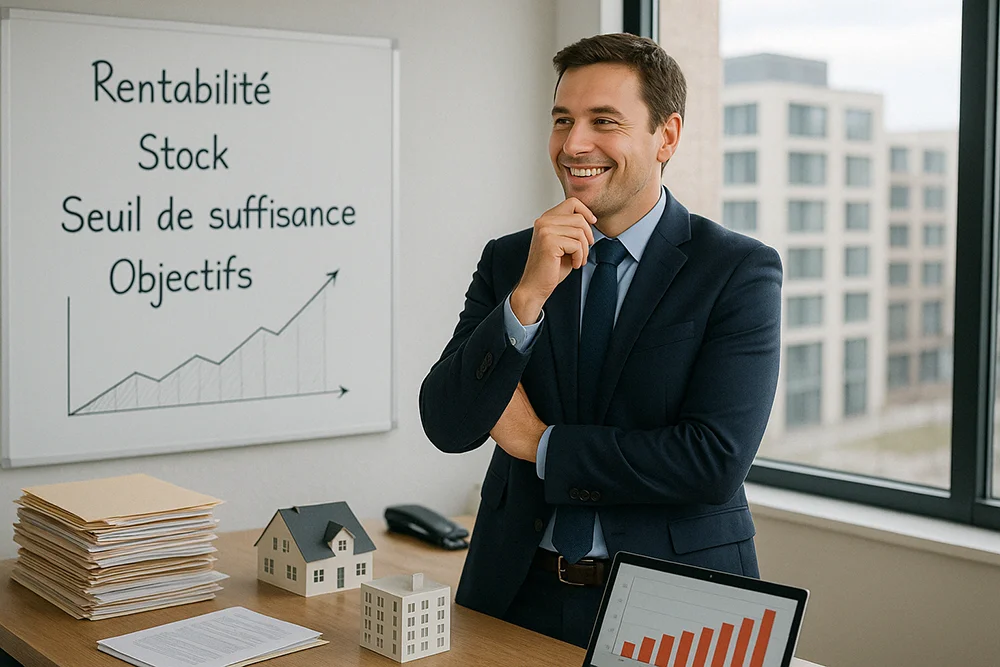 Un marchand de biens gérant son activité comme un chef d’entreprise