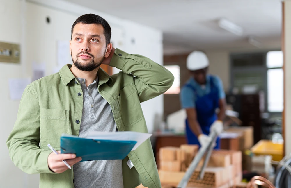 Entreprise de travaux sur chantier d’un marchand de biens