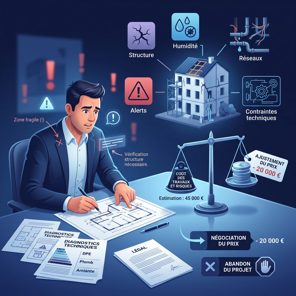 Gestion des risques techniques en marchand de biens : due diligence avant achat