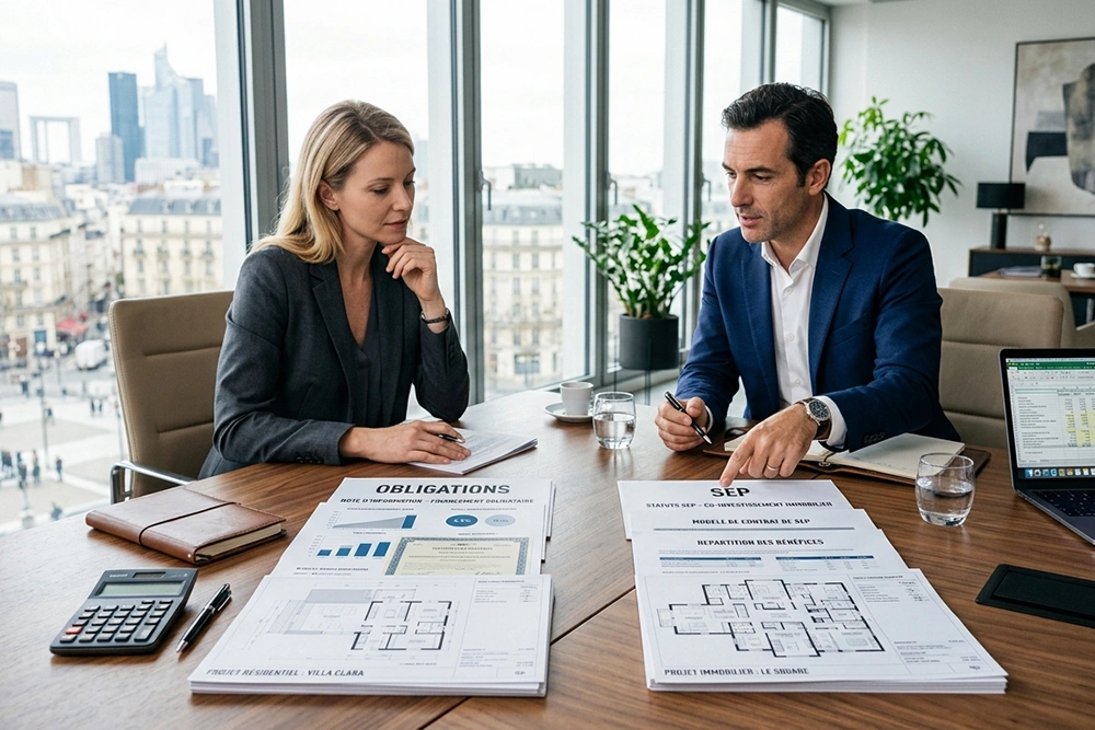 Photo illustrant le financement alternatif d’un marchand de biens, entre obligations et SEP, dans un contexte d’analyse financière immobilière